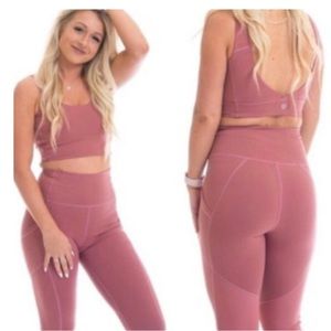 Cristina Capron paragon breeze built in sports bra/ crop tank